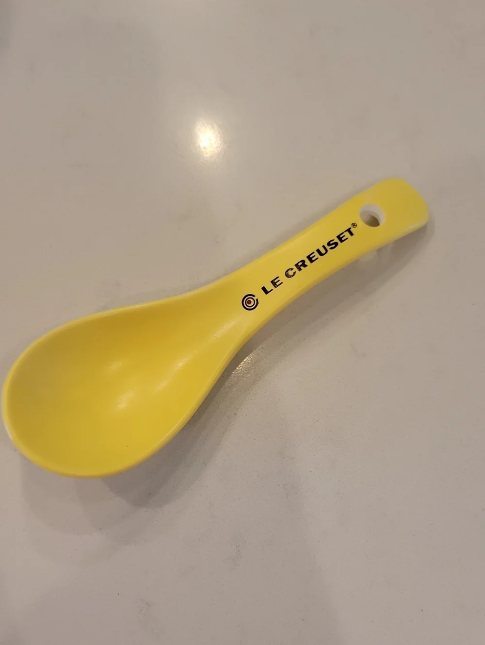 Le Creuset Yellow Serving Spoon